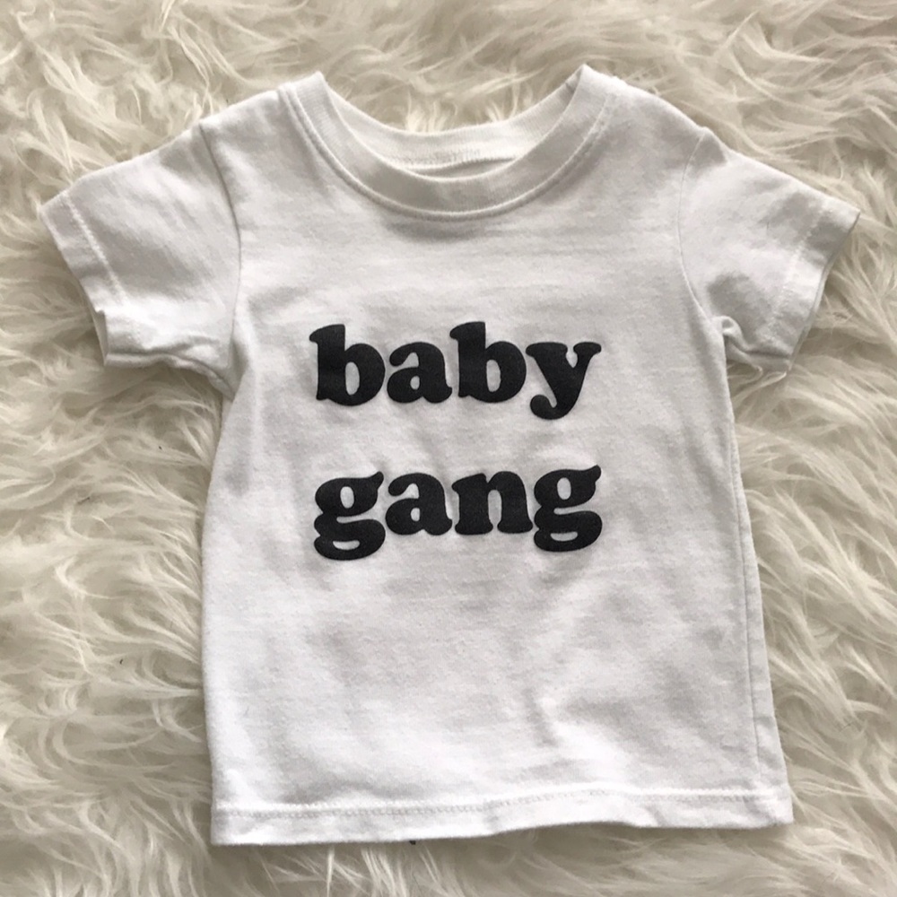 Baby gang baby tee shirt
